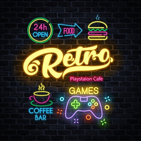Retro Playstation Cafe